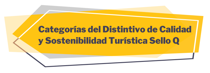 Categorías del Distintivo de Calidad y Sostenibilidad Turística Sello Q